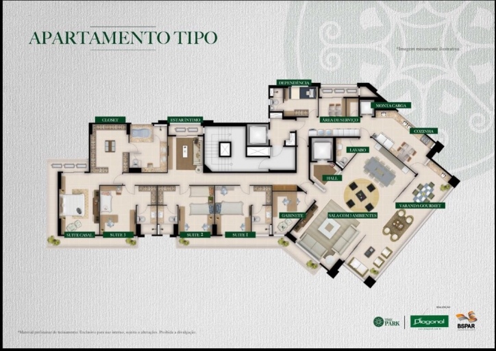 Apartamento à venda com 4 quartos, 344m² - Foto 9