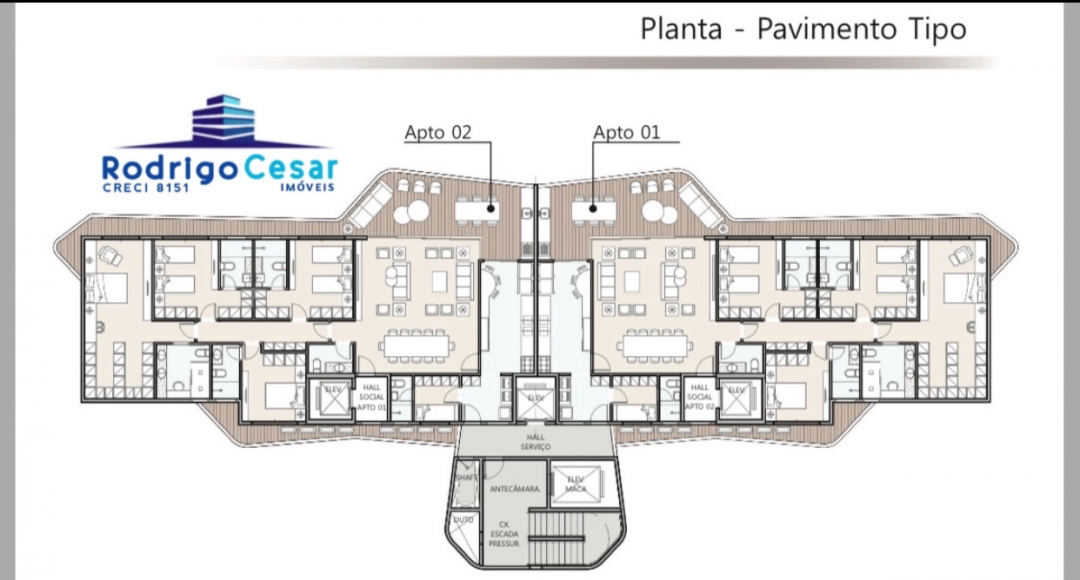 Apartamento à venda com 4 quartos, 232m² - Foto 24