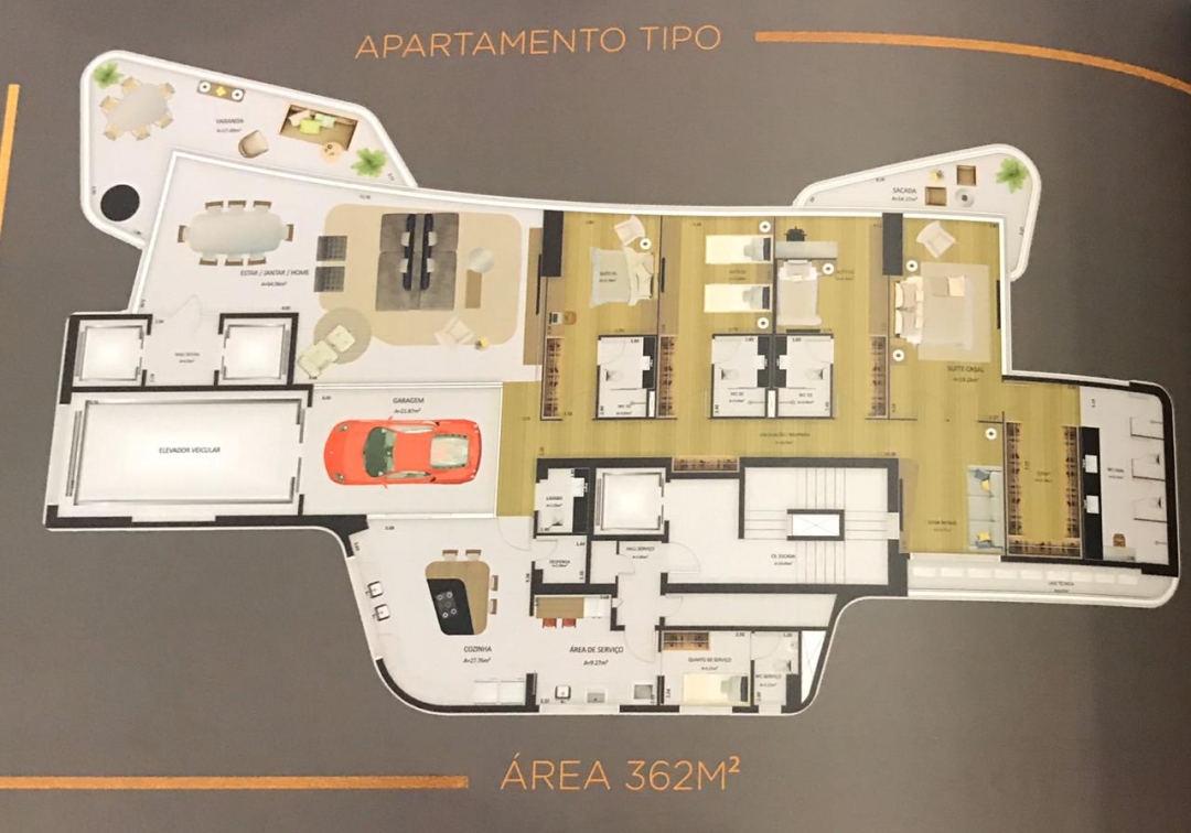 Apartamento à venda com 4 quartos, 362m² - Foto 22