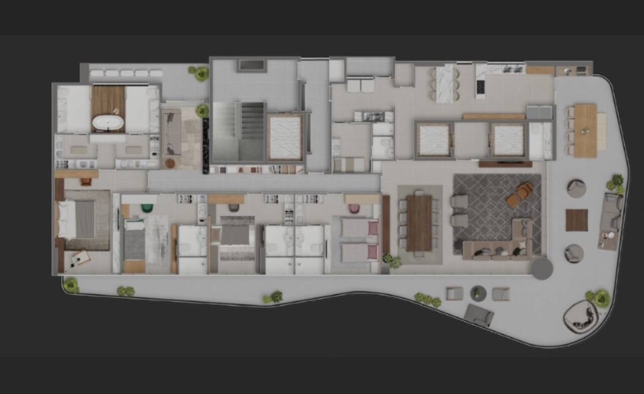 Apartamento à venda com 4 quartos, 360m² - Foto 10