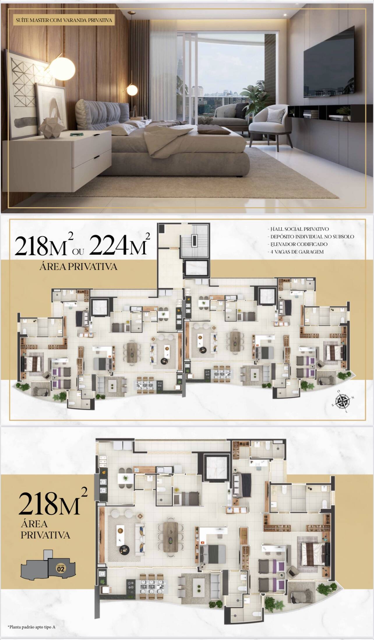 Apartamento à venda com 4 quartos, 218m² - Foto 10