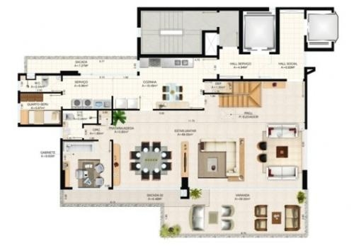 Apartamento à venda com 4 quartos, 286m² - Foto 4