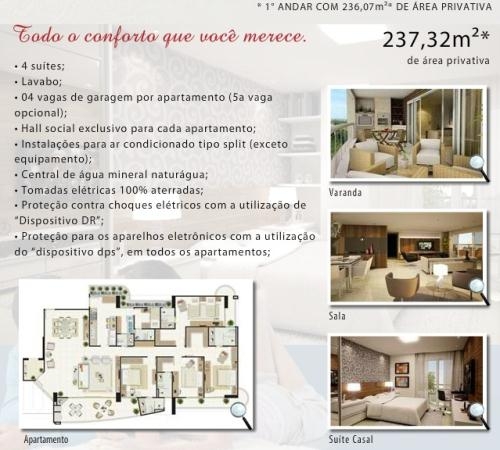 Apartamento à venda com 4 quartos, 237m² - Foto 6